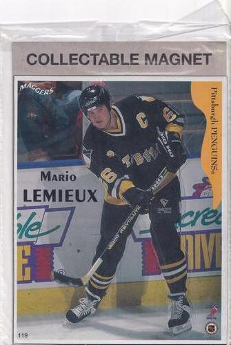 1996-97 Maggers #119 Mario Lemieux Front