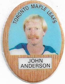 1983-84 Funmate NHL Puffy Stickers #NNO John Anderson Front