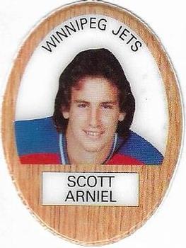 1983-84 Funmate NHL Puffy Stickers #NNO Scott Arniel Front