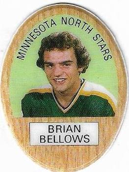 1983-84 Funmate NHL Puffy Stickers #NNO Brian Bellows Front