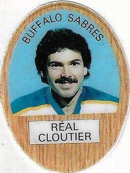 1983-84 Funmate NHL Puffy Stickers #NNO Real Cloutier Front