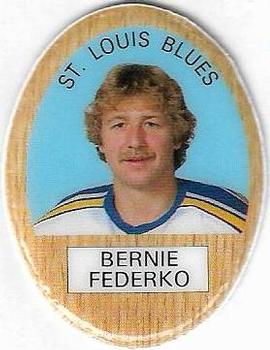 1983-84 Funmate NHL Puffy Stickers #NNO Bernie Federko Front