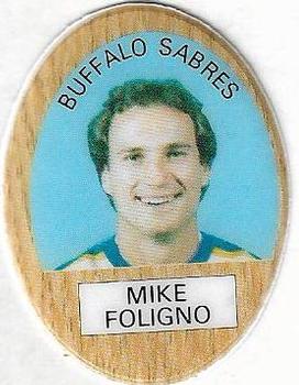 1983-84 Funmate NHL Puffy Stickers #NNO Mike Foligno Front