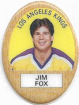 1983-84 Funmate NHL Puffy Stickers #NNO Jim Fox Front