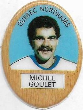 1983-84 Funmate NHL Puffy Stickers #NNO Michel Goulet Front