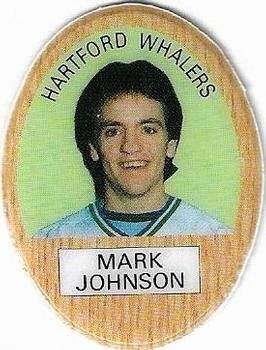 1983-84 Funmate NHL Puffy Stickers #NNO Mark Johnson Front