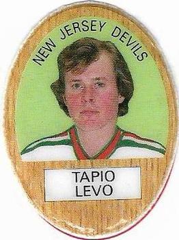 1983-84 Funmate NHL Puffy Stickers #NNO Tapio Levo Front