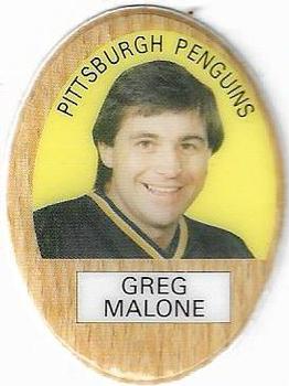 1983-84 Funmate NHL Puffy Stickers #NNO Greg Malone Front
