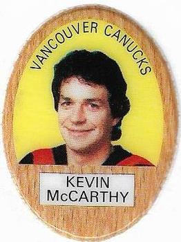 1983-84 Funmate NHL Puffy Stickers #NNO Kevin McCarthy Front