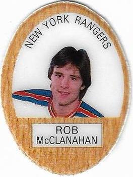 1983-84 Funmate NHL Puffy Stickers #NNO Rob McClanahan Front