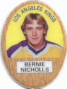1983-84 Funmate NHL Puffy Stickers #NNO Bernie Nicholls Front