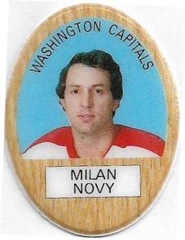 1983-84 Funmate NHL Puffy Stickers #NNO Milan Novy Front
