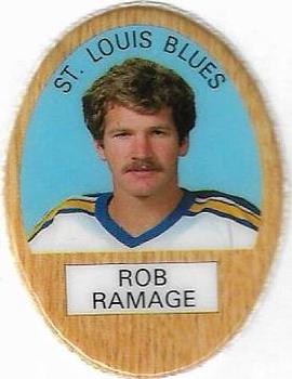 1983-84 Funmate NHL Puffy Stickers #NNO Rob Ramage Front