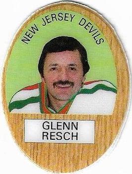 1983-84 Funmate NHL Puffy Stickers #NNO Glenn Resch Front