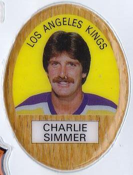 1983-84 Funmate NHL Puffy Stickers #NNO Charlie Simmer Front
