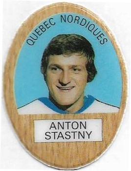 1983-84 Funmate NHL Puffy Stickers #NNO Anton Stastny Front
