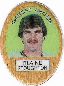 1983-84 Funmate NHL Puffy Stickers #NNO Blaine Stoughton Front