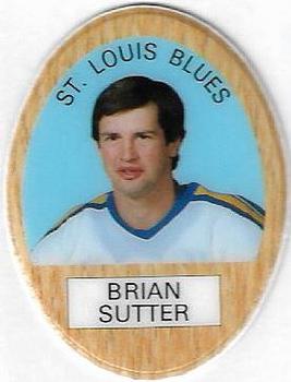 1983-84 Funmate NHL Puffy Stickers #NNO Brian Sutter Front
