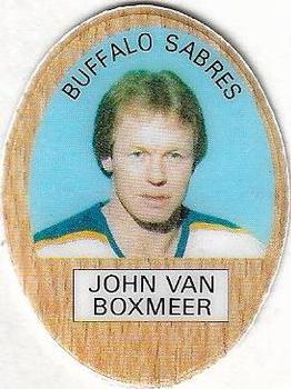 1983-84 Funmate NHL Puffy Stickers #NNO John Van Boxmeer Front