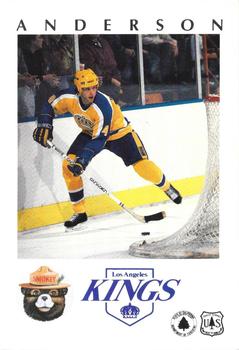 1984-85 Los Angeles Kings Smokey #1 Russ Anderson Front