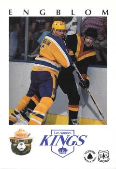1984-85 Los Angeles Kings Smokey #3 Brian Engblom Front