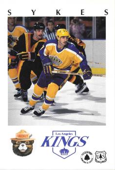 1984-85 Los Angeles Kings Smokey #22 Phil Sykes Front