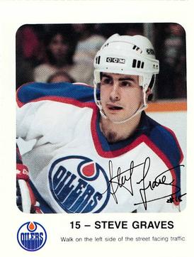 1986-87 Red Rooster Edmonton Oilers #NNO Steve Graves Front
