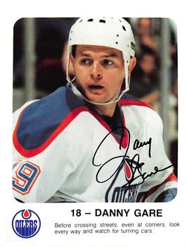 1986-87 Red Rooster Edmonton Oilers #NNO Danny Gare Front