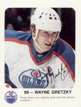 1986-87 Red Rooster Edmonton Oilers #NNO Wayne Gretzky Front