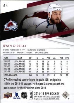 2014-15 SP Authentic #64 Ryan O'Reilly Back