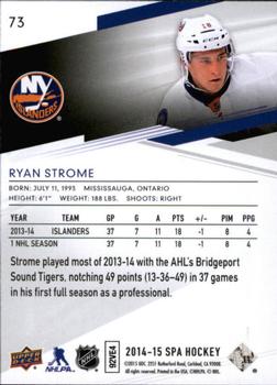2014-15 SP Authentic #73 Ryan Strome Back