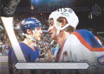 2014-15 SP Authentic #199 Mike Bossy / Wayne Gretzky Front