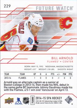 2014-15 SP Authentic #229 Bill Arnold Back