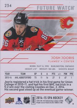 2014-15 SP Authentic #234 Josh Jooris Back