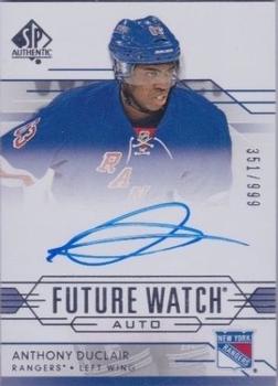 2014-15 SP Authentic #286 Anthony Duclair Front