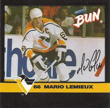 1992-93 Clark Bun Candy Mario Lemieux #NNO Mario Lemieux Front
