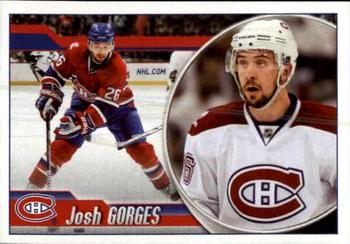 2010-11 Panini Stickers #62 Josh Gorges Front