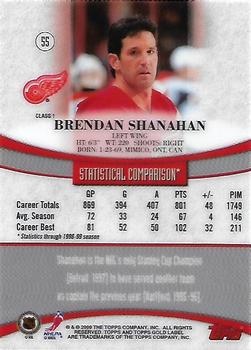 1999-00 Topps Gold Label #55 Brendan Shanahan  Back