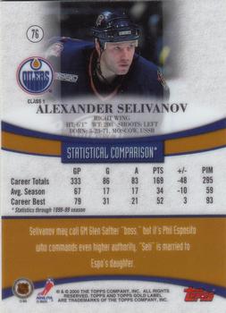 1999-00 Topps Gold Label #76 Alexander Selivanov  Back