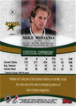 1999-00 Topps Gold Label #85 Mike Modano  Back