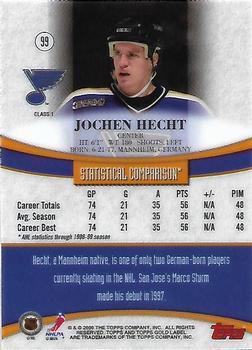 1999-00 Topps Gold Label #99 Jochen Hecht  Back