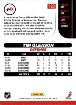 2010-11 Score #123 Tim Gleason  Back
