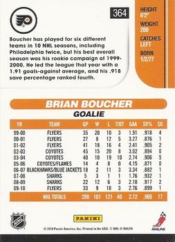 2010-11 Score #364 Brian Boucher  Back