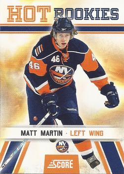 2010-11 Score #503 Matt Martin  Front