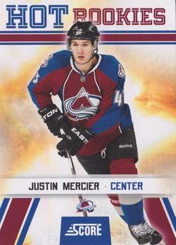 2010-11 Score #508 Justin Mercier  Front