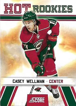 2010-11 Score #520 Casey Wellman  Front