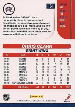 2010-11 Score #161 Chris Clark  Back