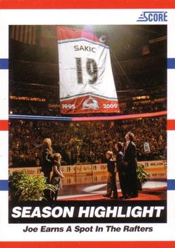 2010-11 Score #1 Joe Sakic  Front