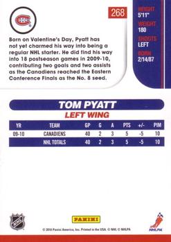 2010-11 Score #268 Tom Pyatt  Back