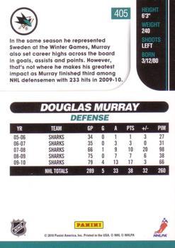 2010-11 Score #405 Doug Murray Back